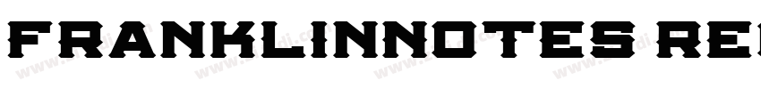 FranklinNotes Regula字体转换